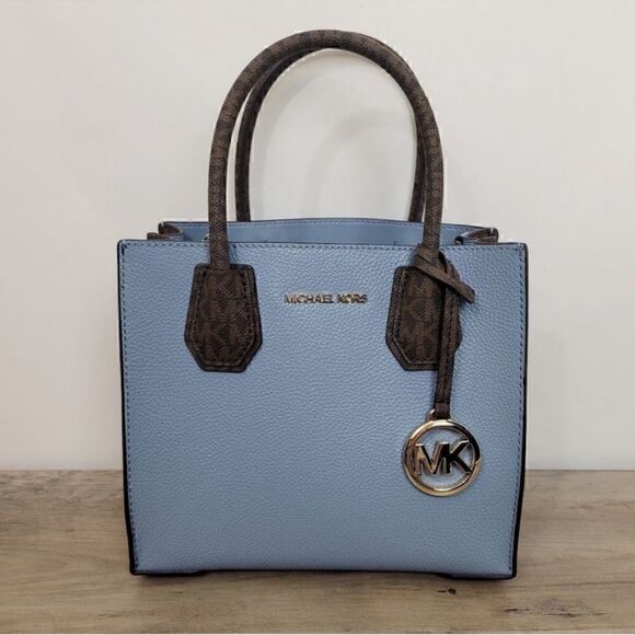 NWT Michael Kors Medium Mercer Bag Blue